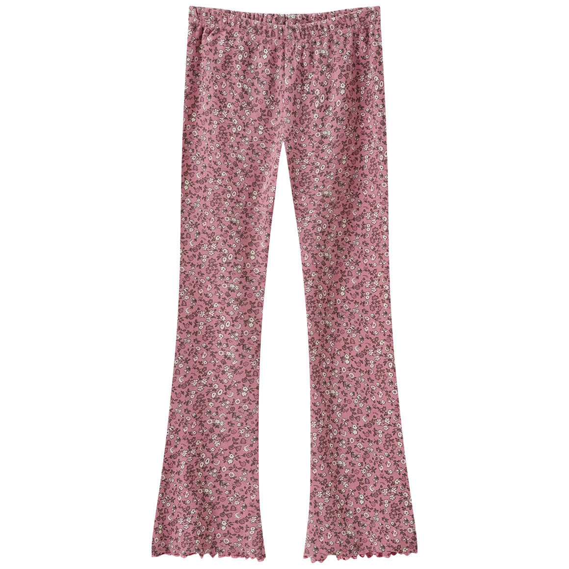 Mädchen Leggings mit Blumen-Allover