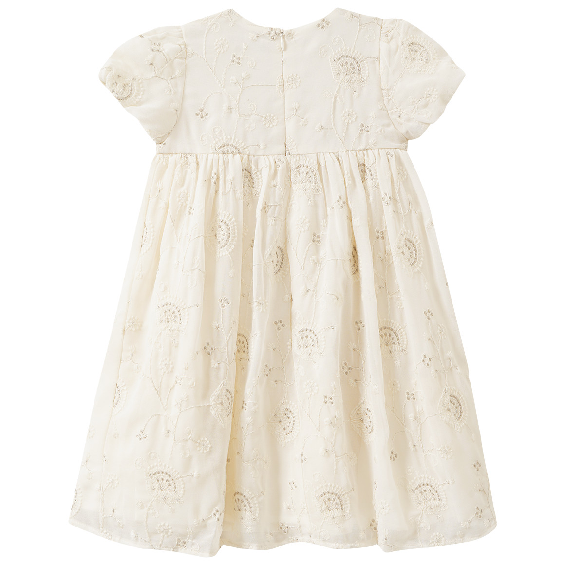 Mädchen Kleid mit Stickereien