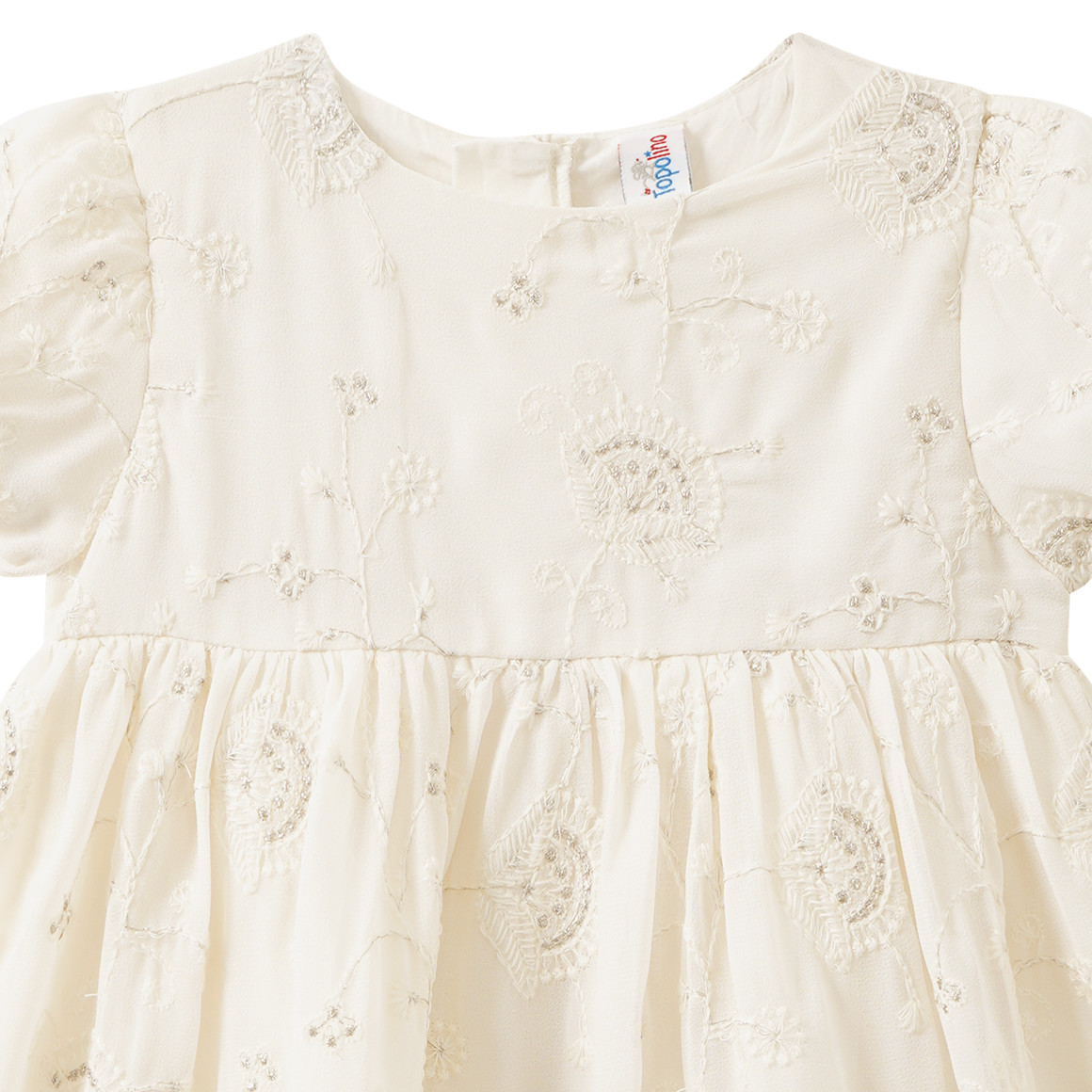 Mädchen Kleid mit Stickereien