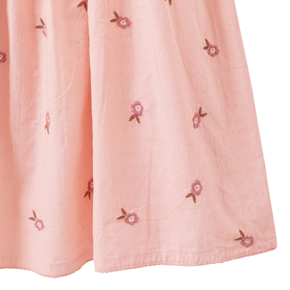 Mädchen Kleid mit gestickten Blumen