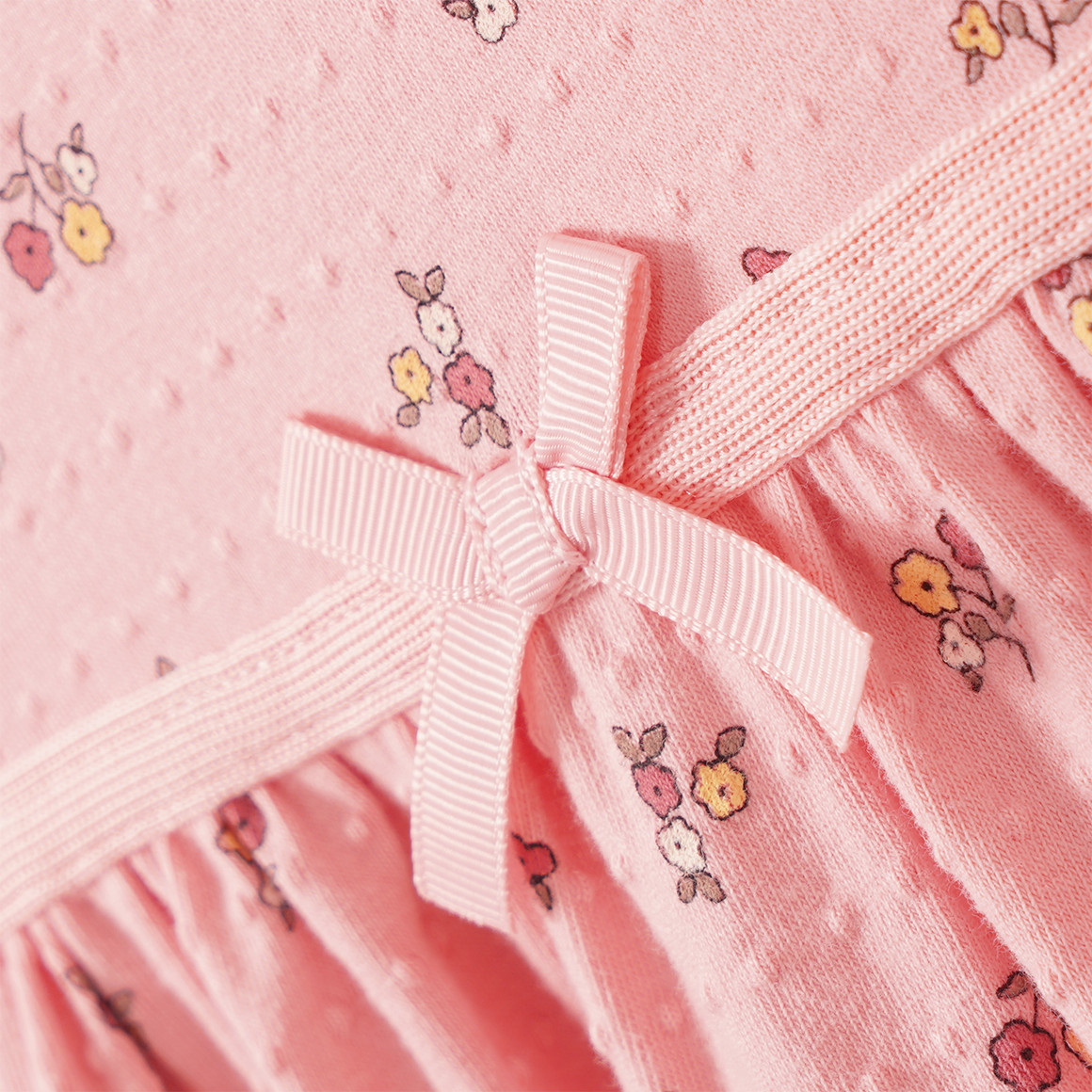 Mädchen Kleid mit Blümchen-Print