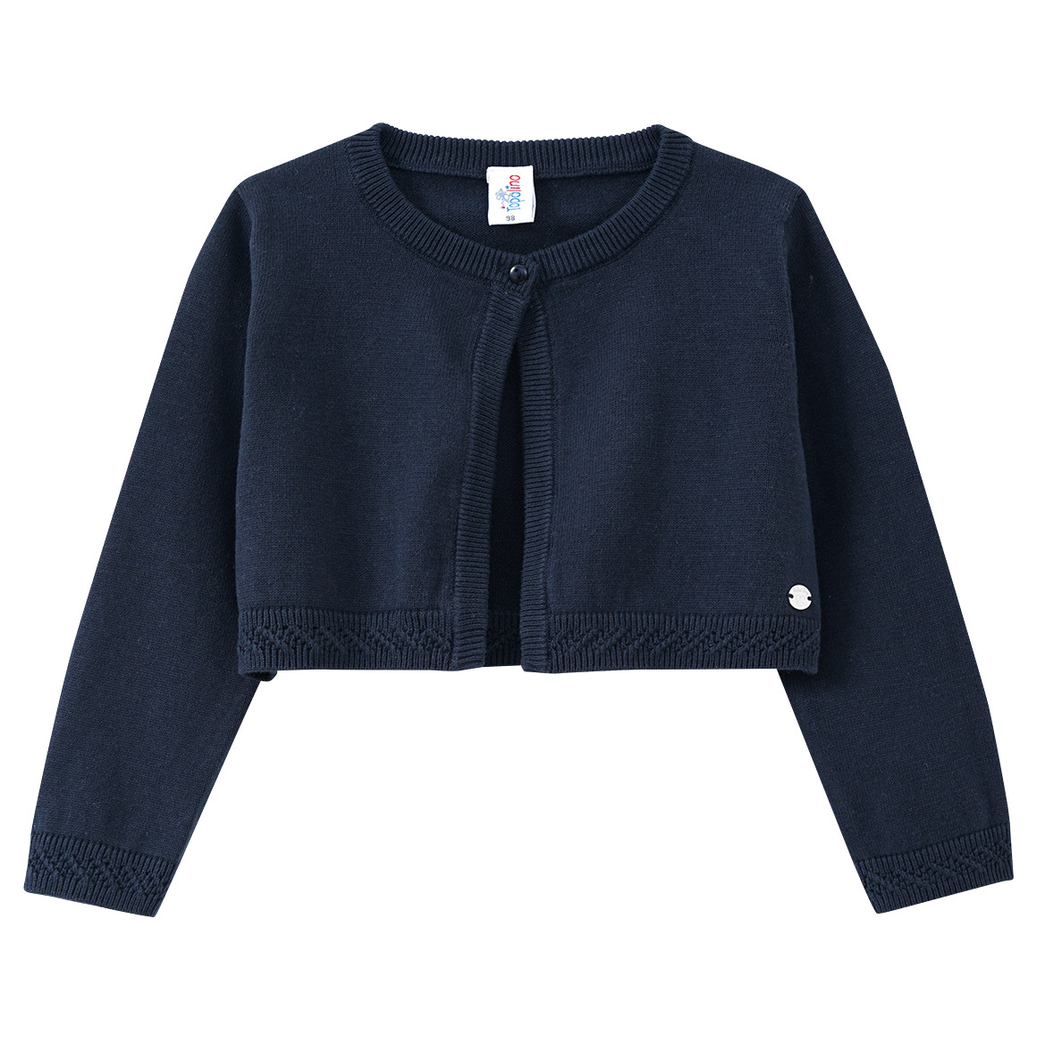 Mädchen Strickjacke in Unifarben