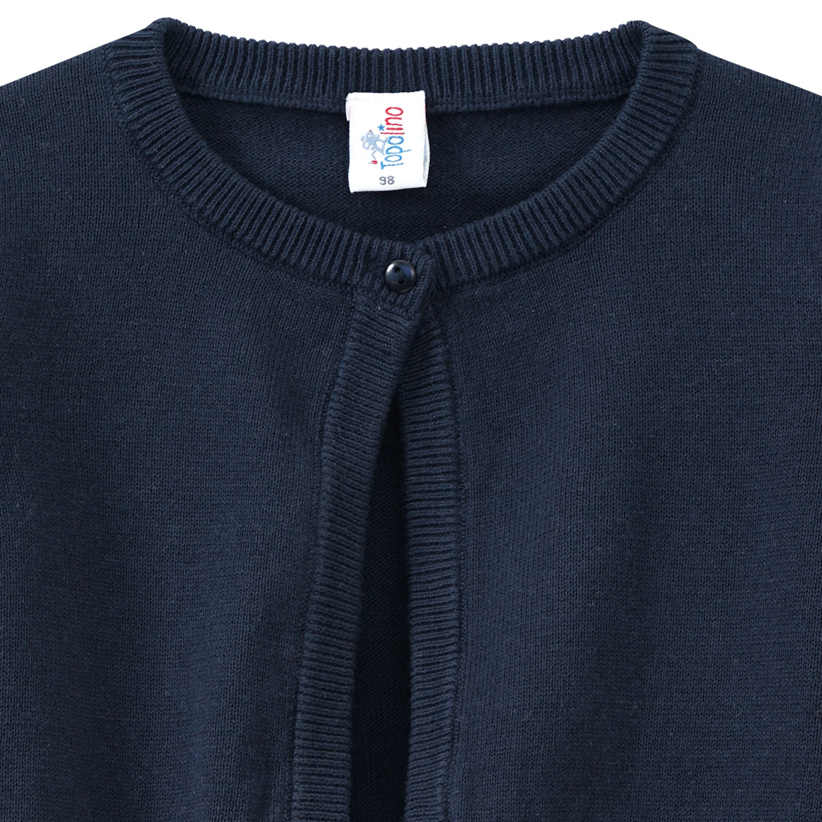 Mädchen Strickjacke in Unifarben