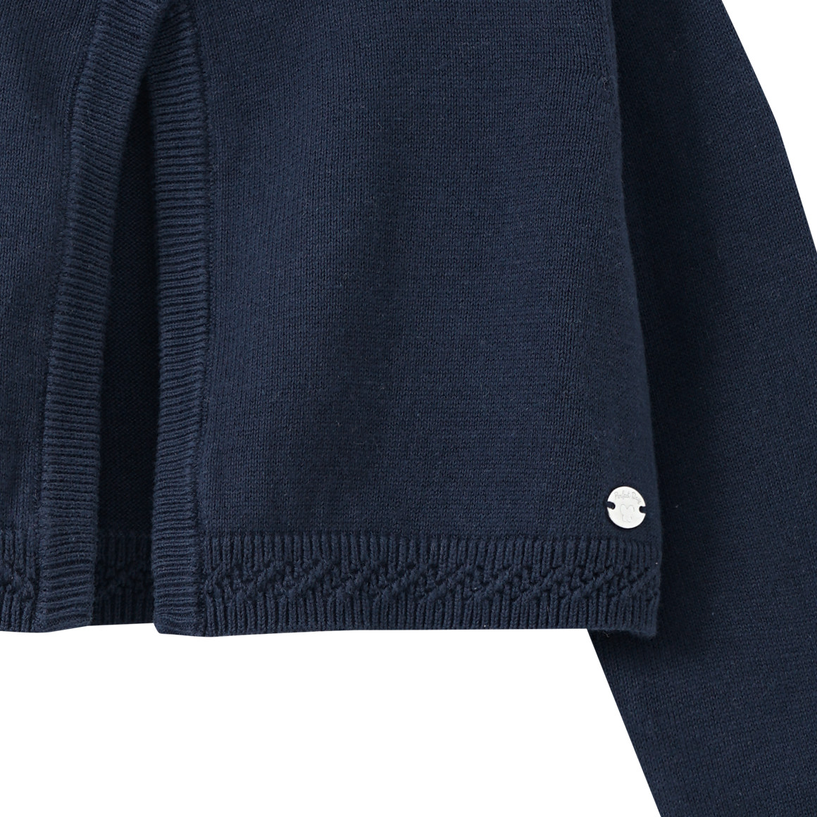 Mädchen Strickjacke in Unifarben