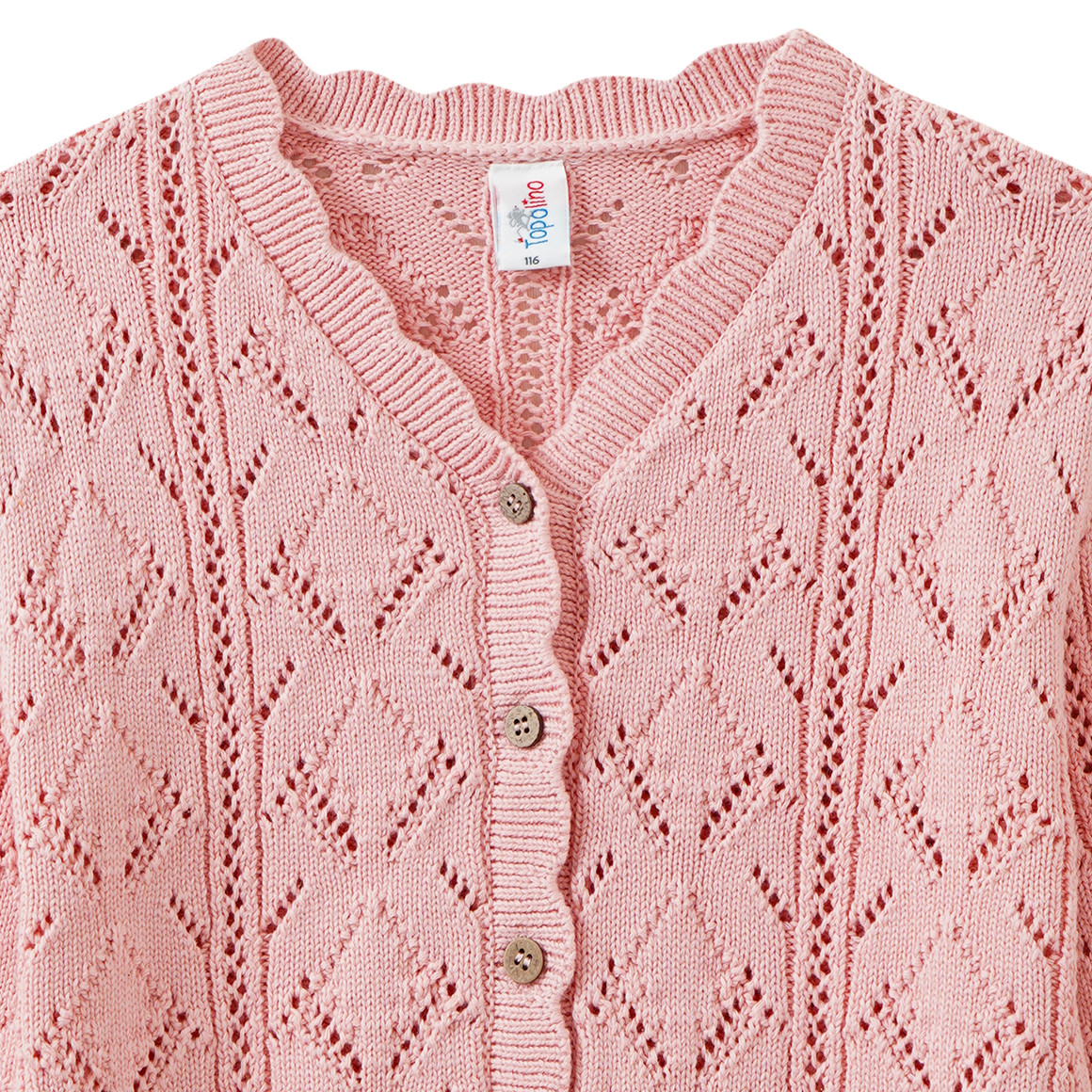 Mädchen Strickjacke aus Baumwolle