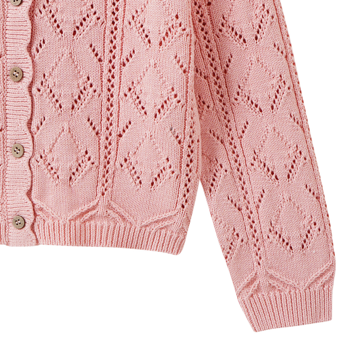 Mädchen Strickjacke aus Baumwolle