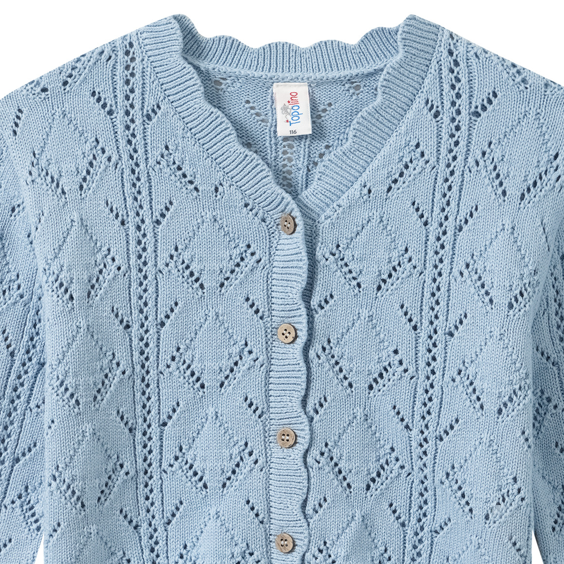 Mädchen Strickjacke aus Baumwolle