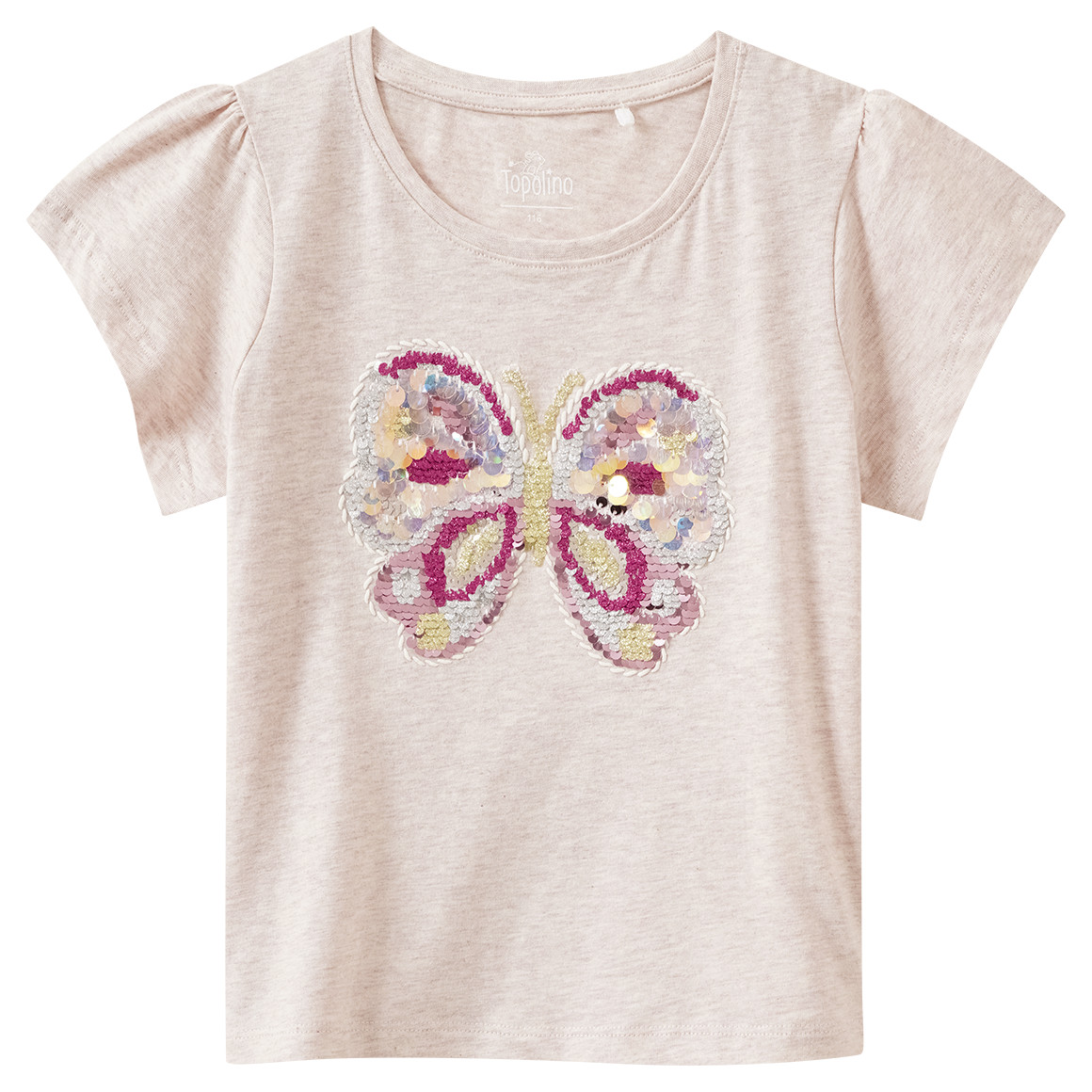 Mädchen T-Shirt mit Schmetterling-Motiv