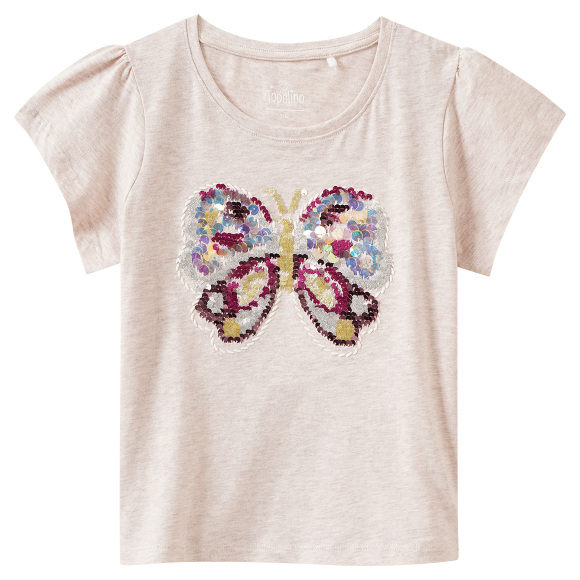 Mädchen T-Shirt mit Schmetterling-Motiv