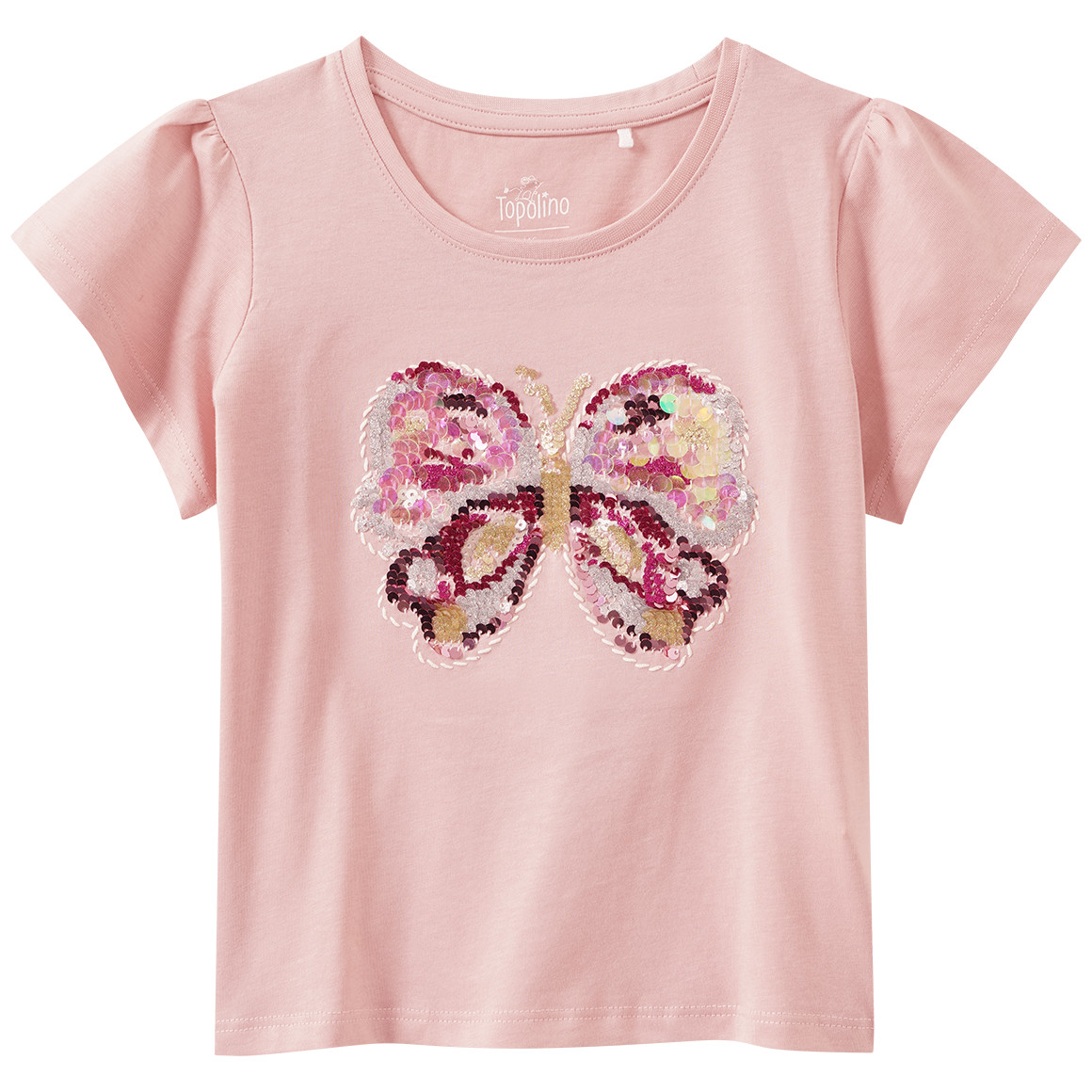 Mädchen T-Shirt mit Schmetterling-Motiv