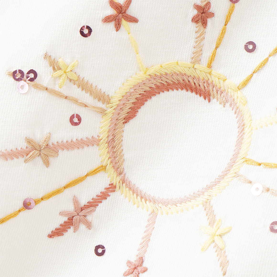 Mädchen T-Shirt mit Stickerei