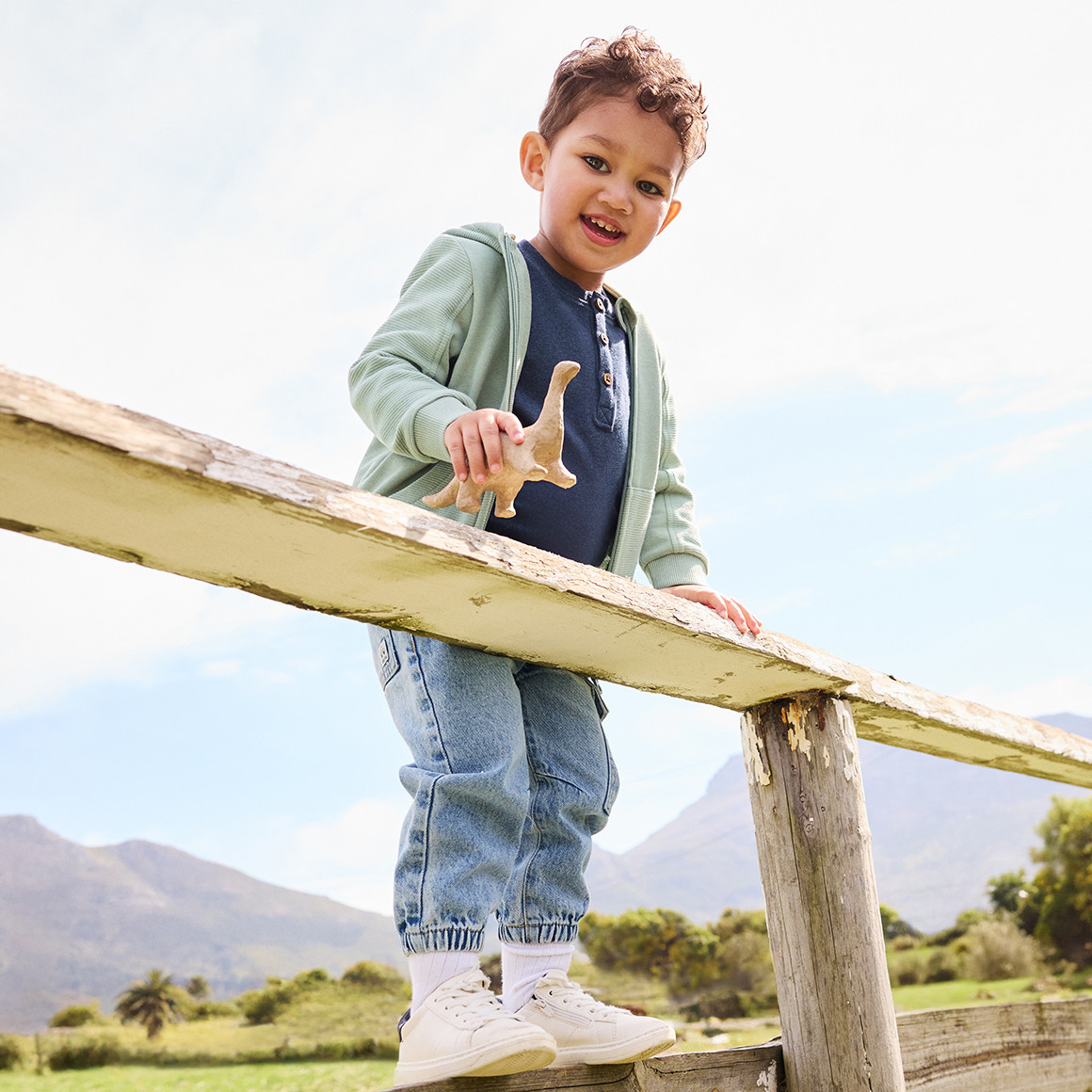 Baby Sweatjacke mit Kapuze