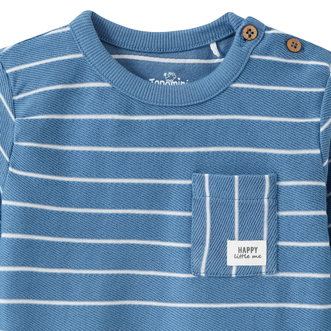 Baby Langarmshirt mit Struktur-Optik