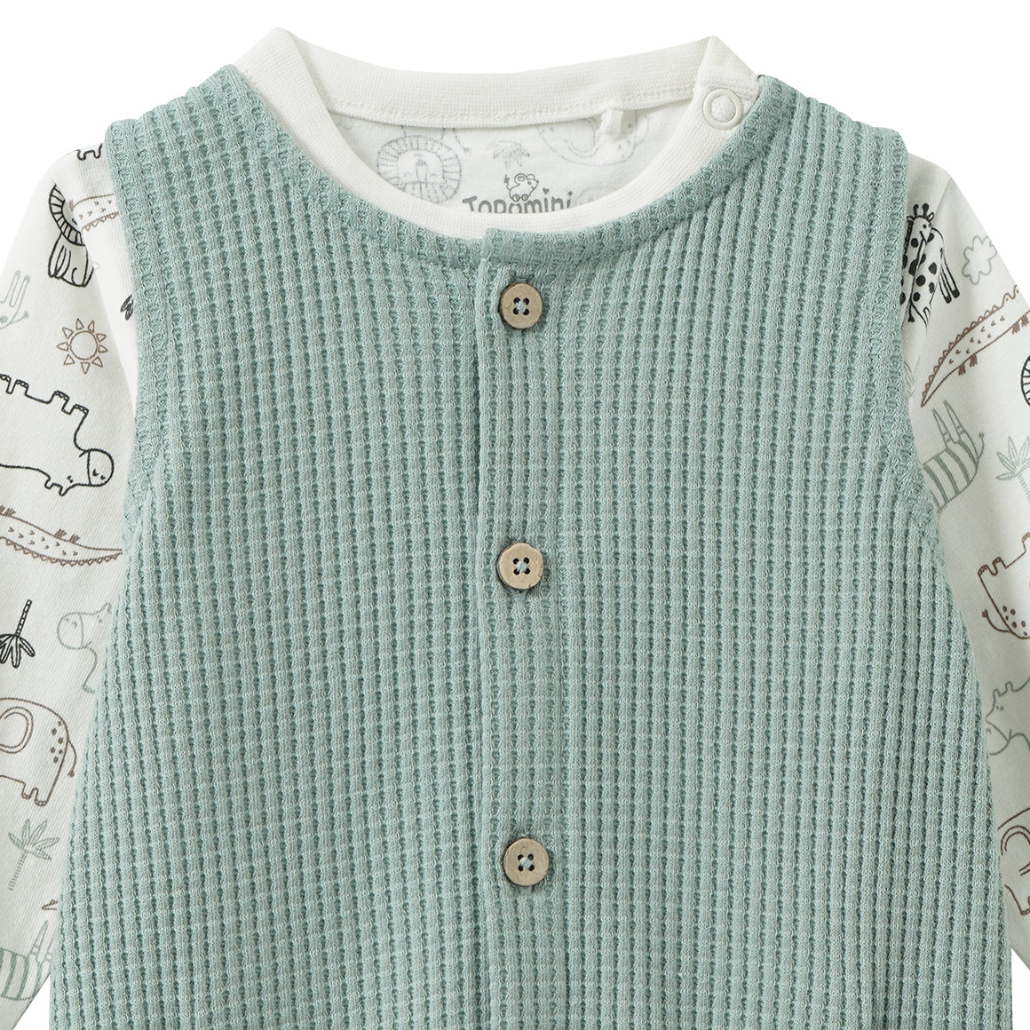 Newborn Overall und Langarmshirt