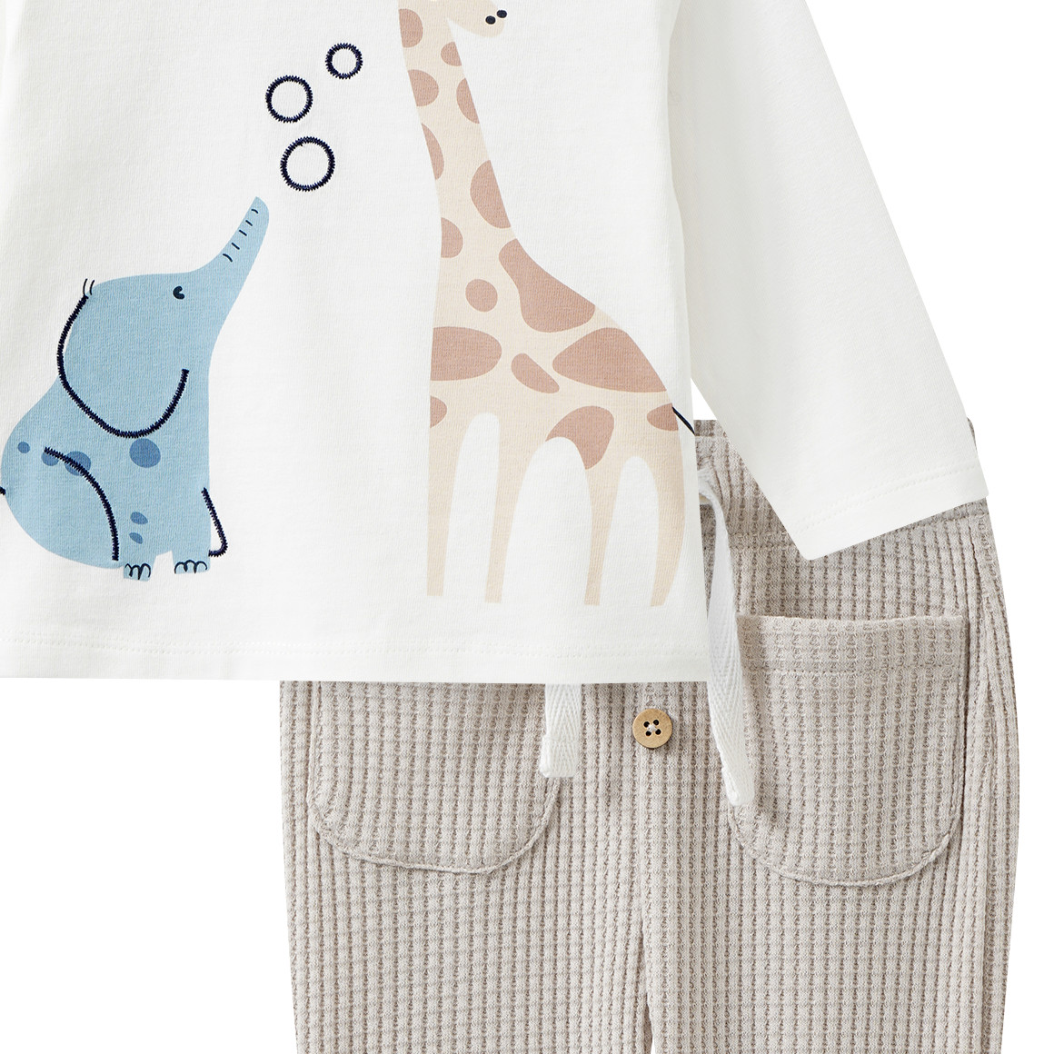 Newborn Langarmshirt und Hose im Set