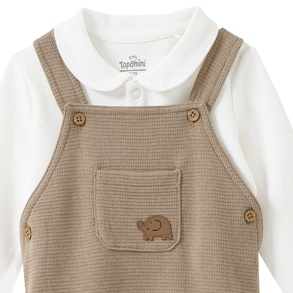 Baby Poloshirt und Strampler im Set