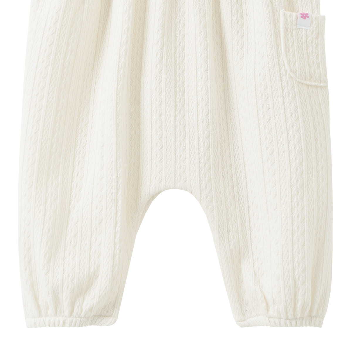 Newborn Overall mit Struktur-Muster