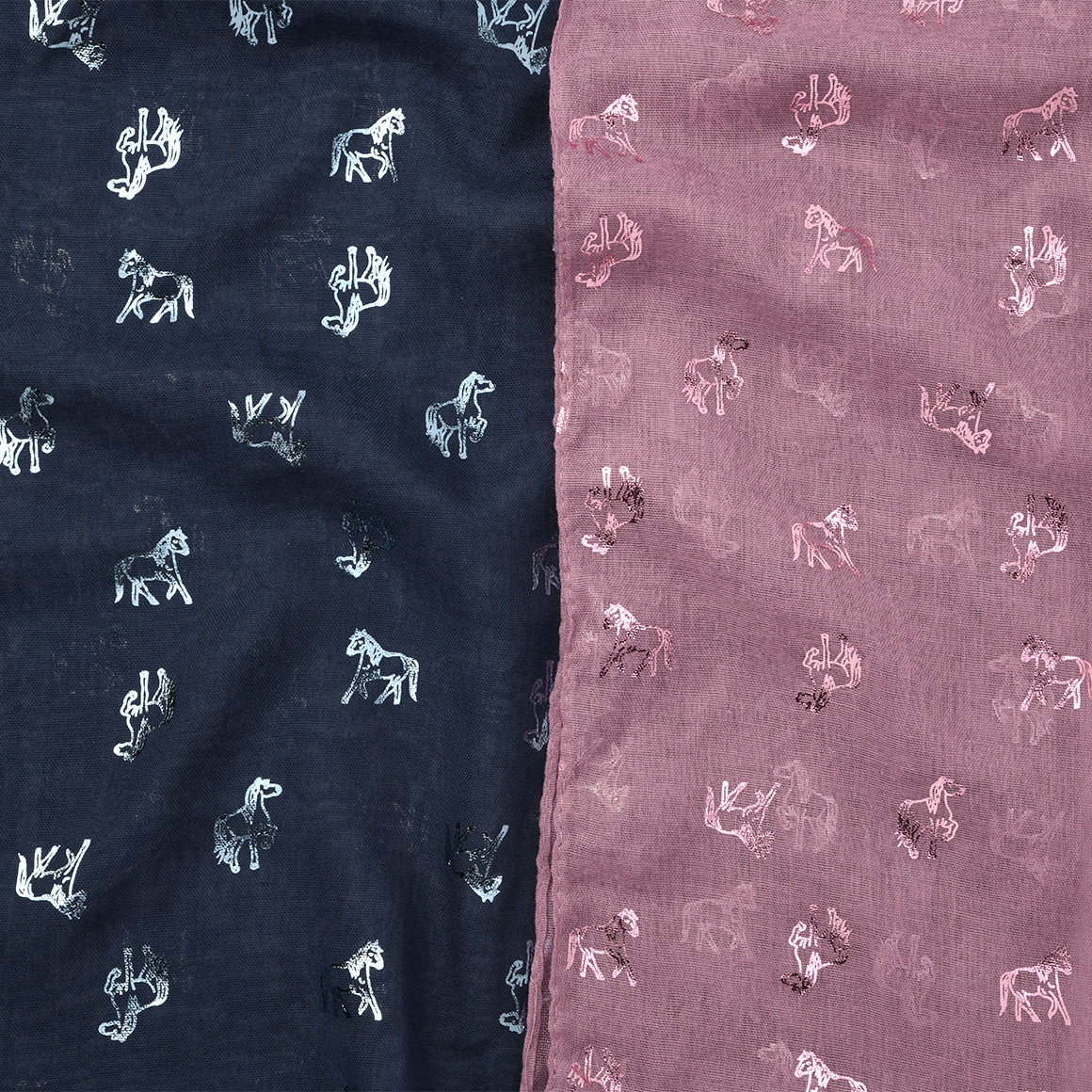 2 ronde sjaals voor meisjes