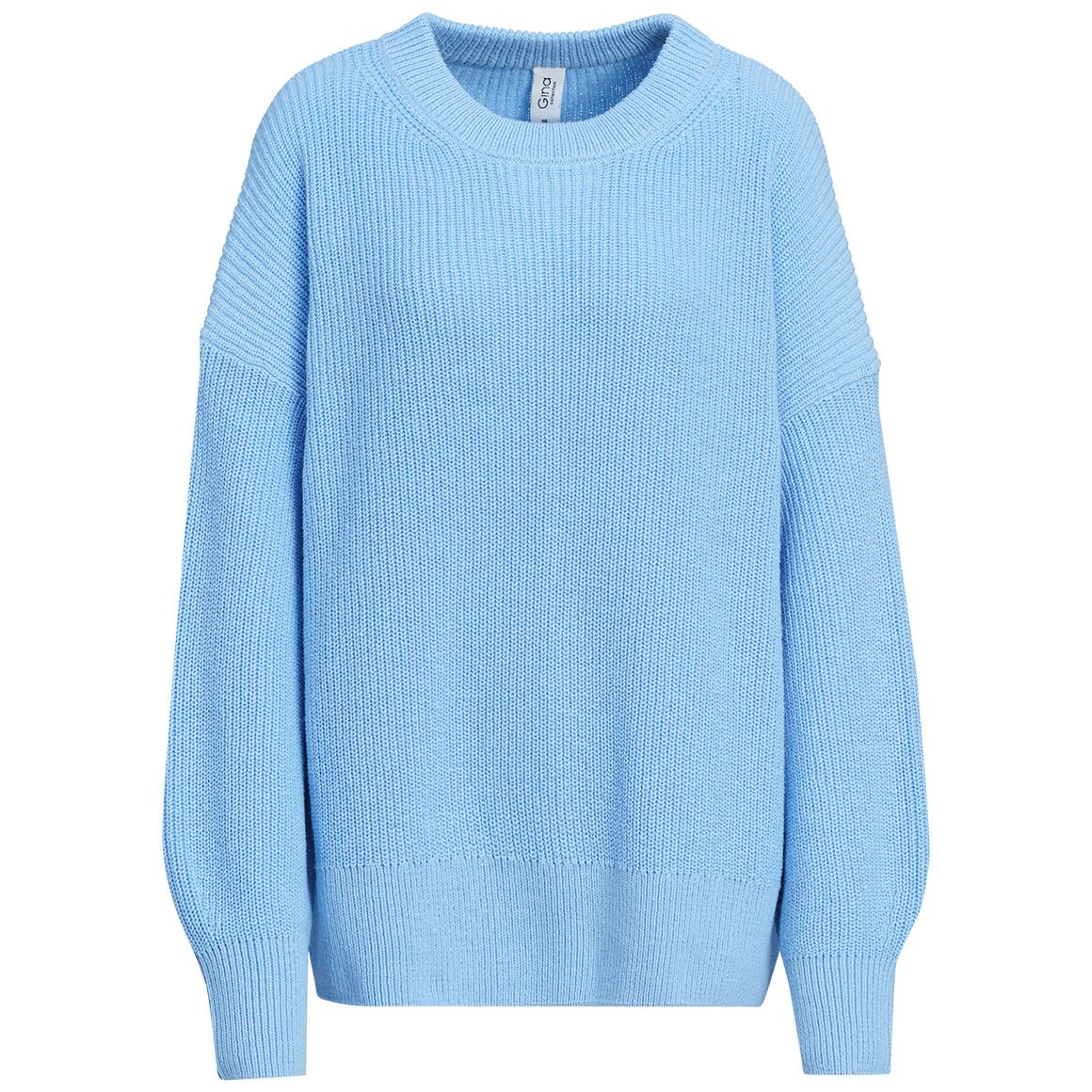 Damen Strickpullover mit Rippstruktur