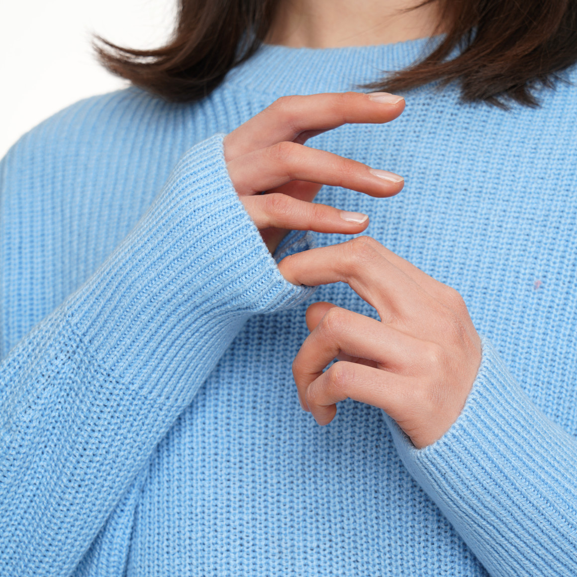 Damen Strickpullover mit Rippstruktur