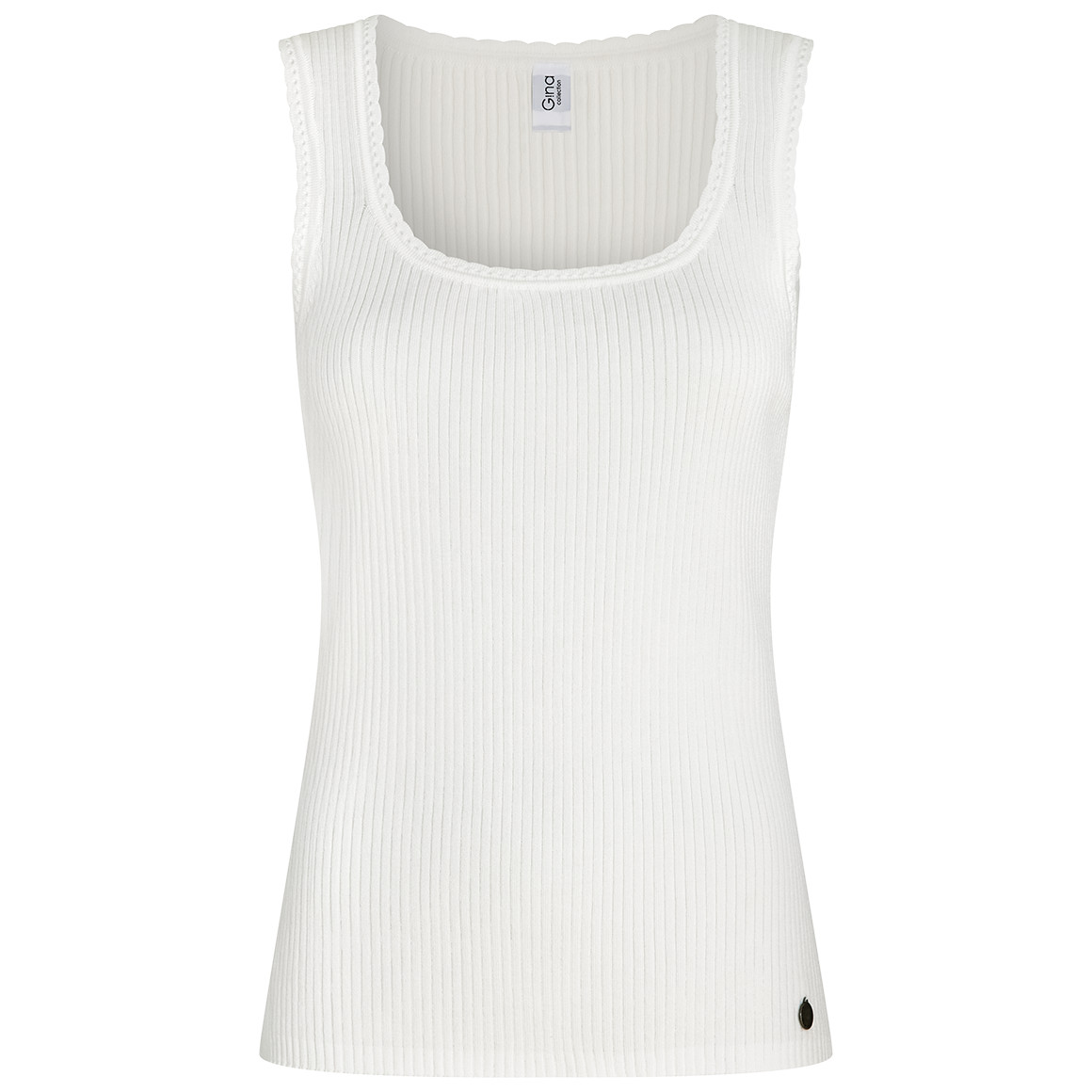 Damen Strick-Top in Ripp-Struktur