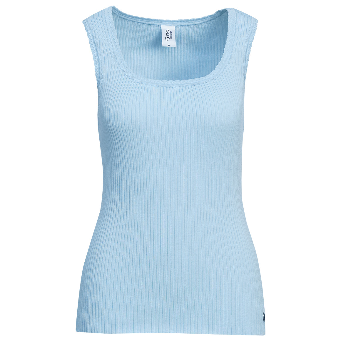 Damen Strick-Top in Ripp-Struktur