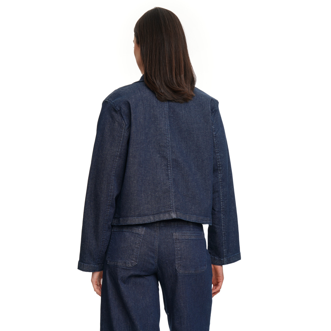 Damen Jeansjacke mit Knopfleiste