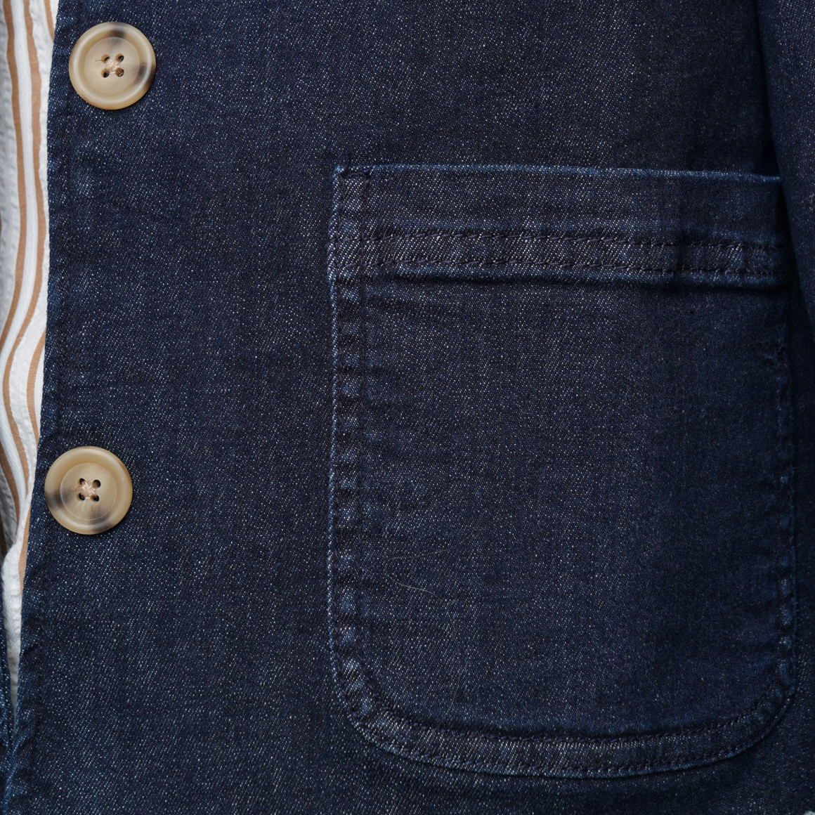 Damen Jeansjacke mit Knopfleiste