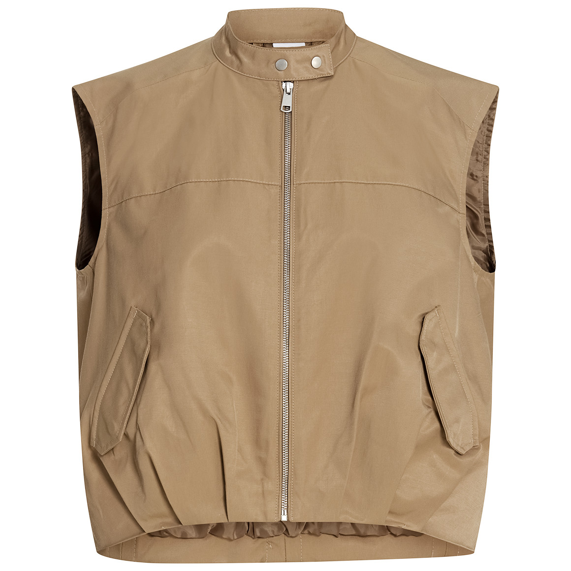 Damen Weste in glänzender Optik