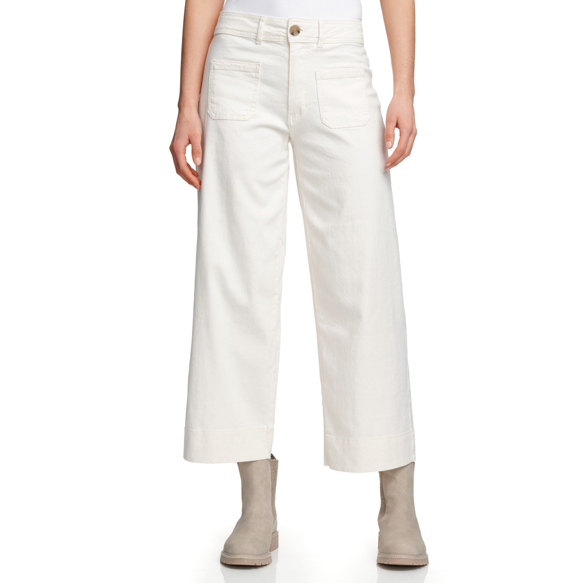 Damen Culotte-Jeans mit 4 Taschen