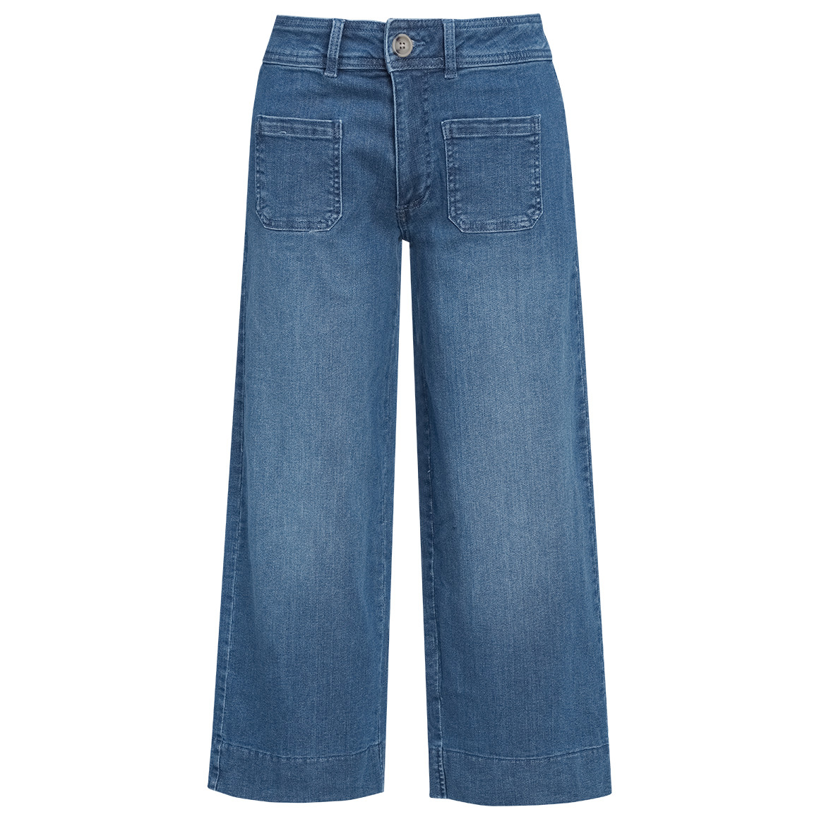 Damen Culotte-Jeans mit 4 Taschen