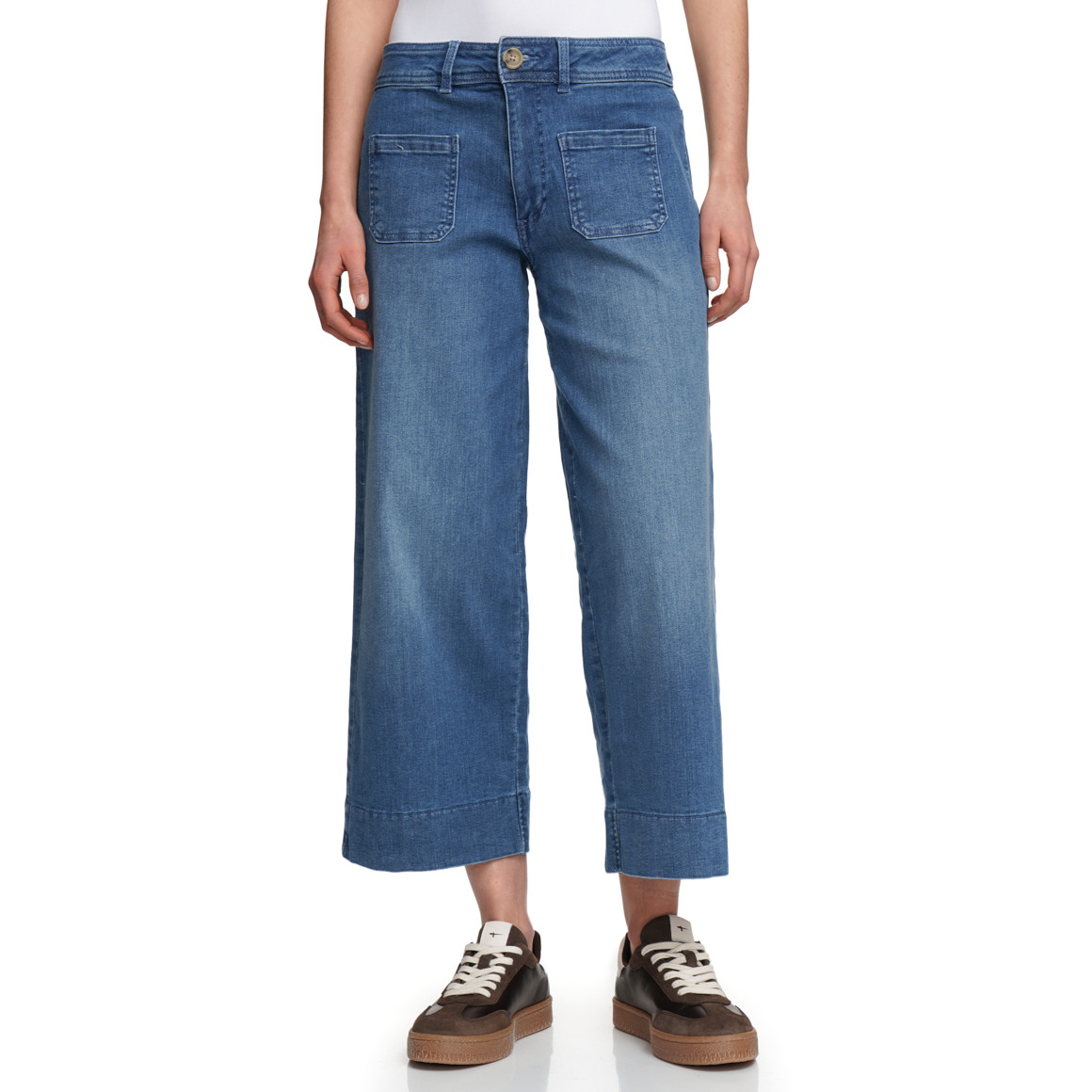 Damen Culotte-Jeans mit 4 Taschen