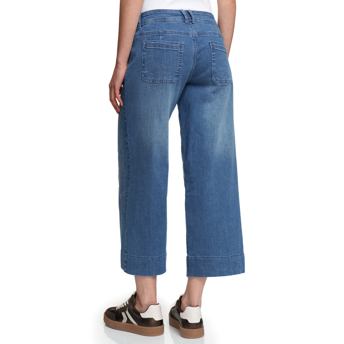 Damen Culotte-Jeans mit 4 Taschen