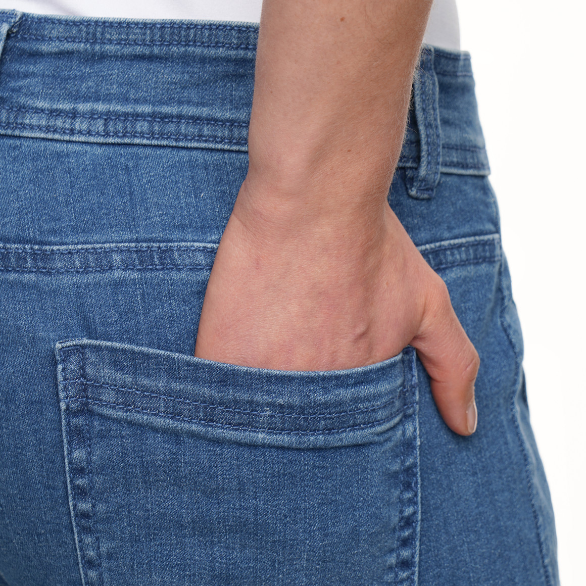 Damen Culotte-Jeans mit 4 Taschen