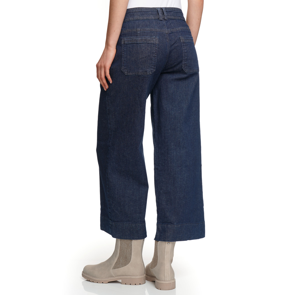 Damen Culotte-Jeans mit 4 Taschen