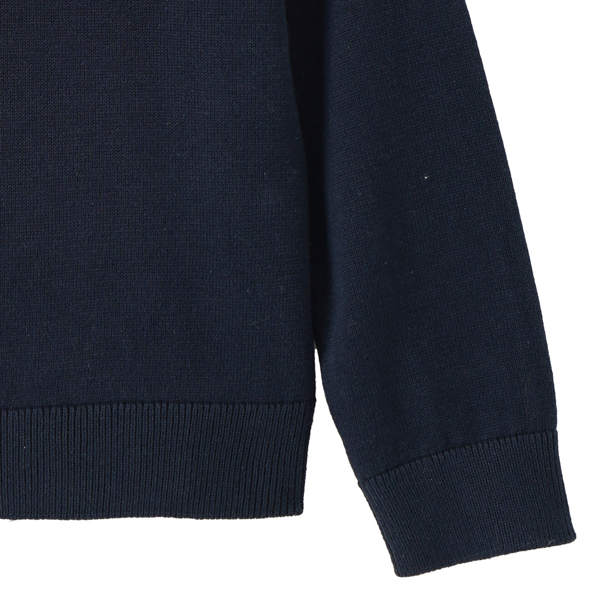 Jungen Feinstrickpullover mit Polokragen