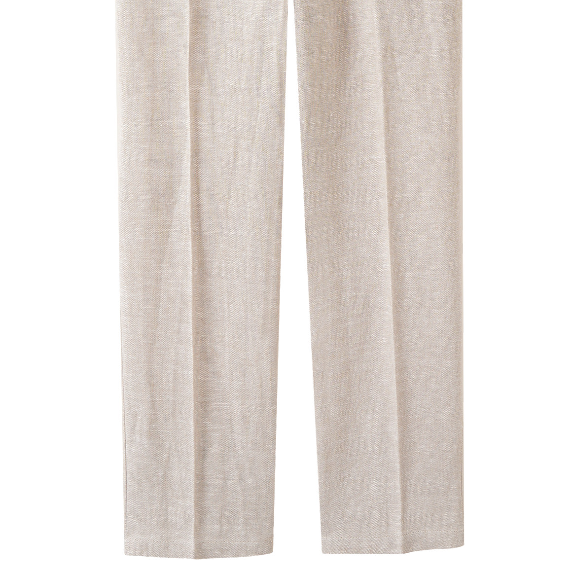 Geklede linnen broek voor jongens met bretels