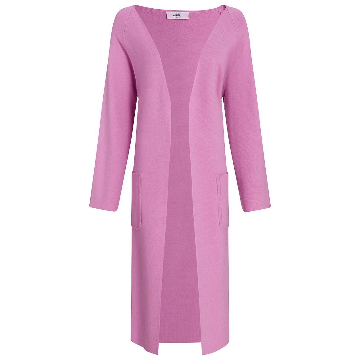 Damen Strickjacke lang geschnitten