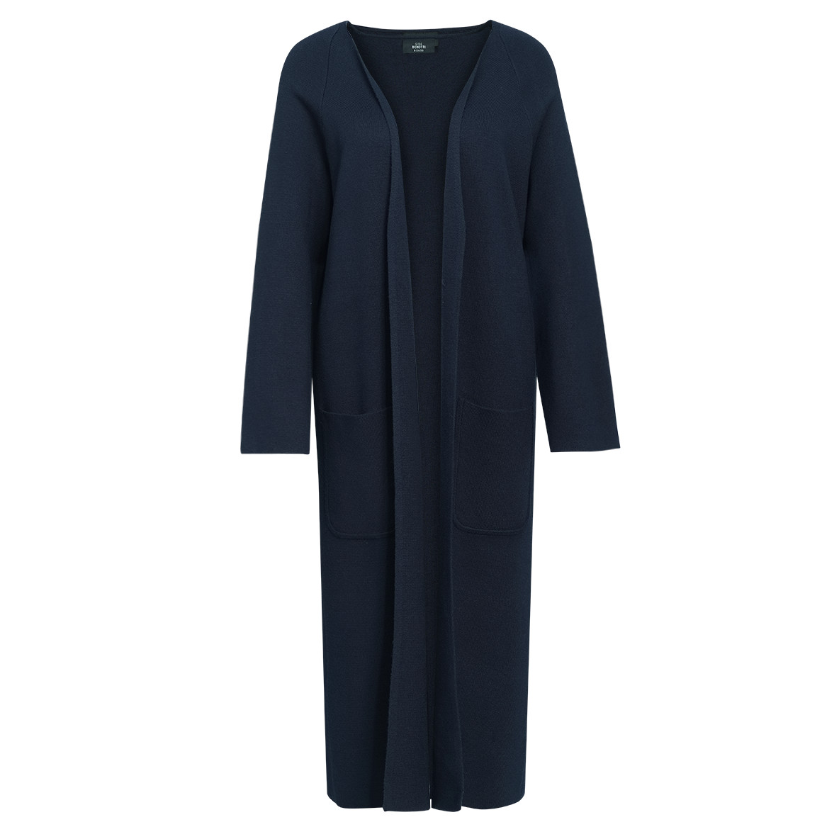 Damen Strickjacke lang geschnitten