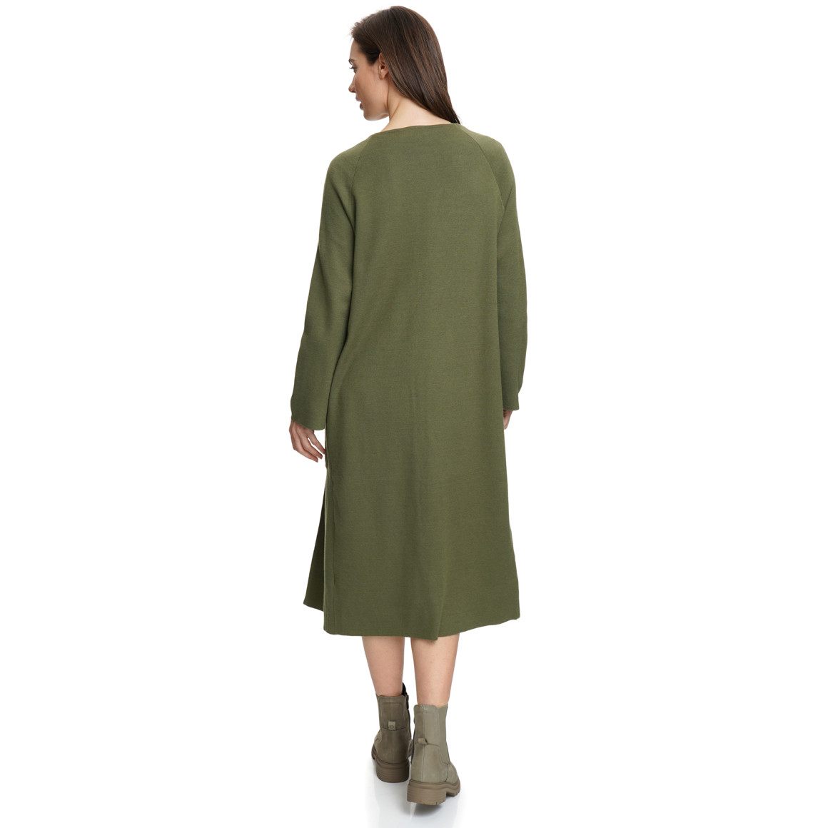 Damen Strickjacke lang geschnitten