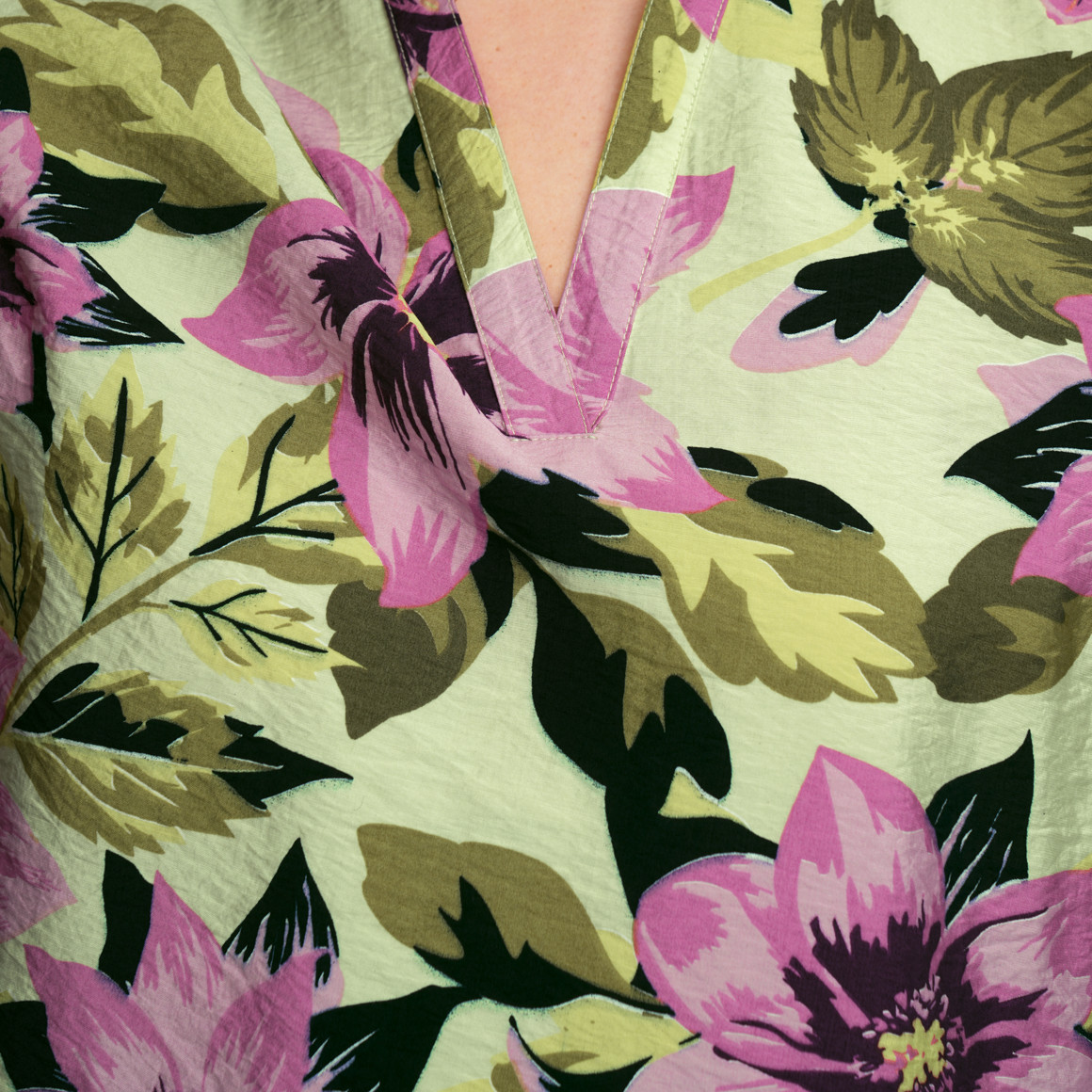 Damen Bluse mit floralem Muster