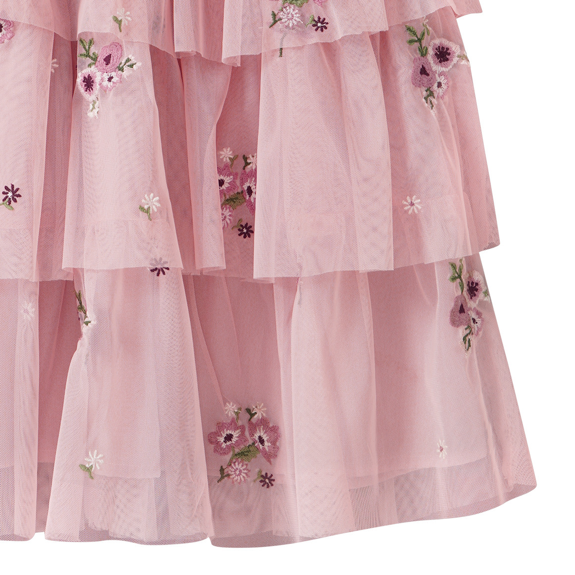 Mädchen Kleid mit Blumen-Allover