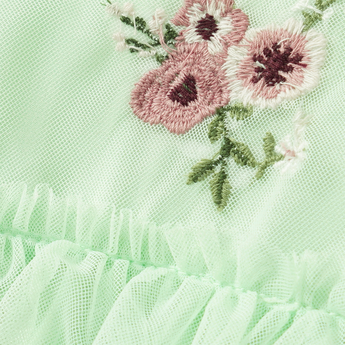 Mädchen Kleid mit Blumen-Allover