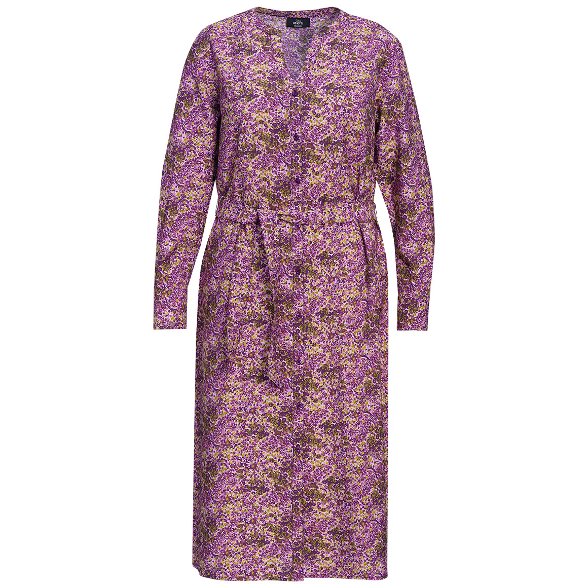 Damen Hemdkleid mit floralem Muster