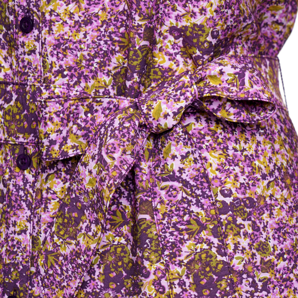 Damen Hemdkleid mit floralem Muster