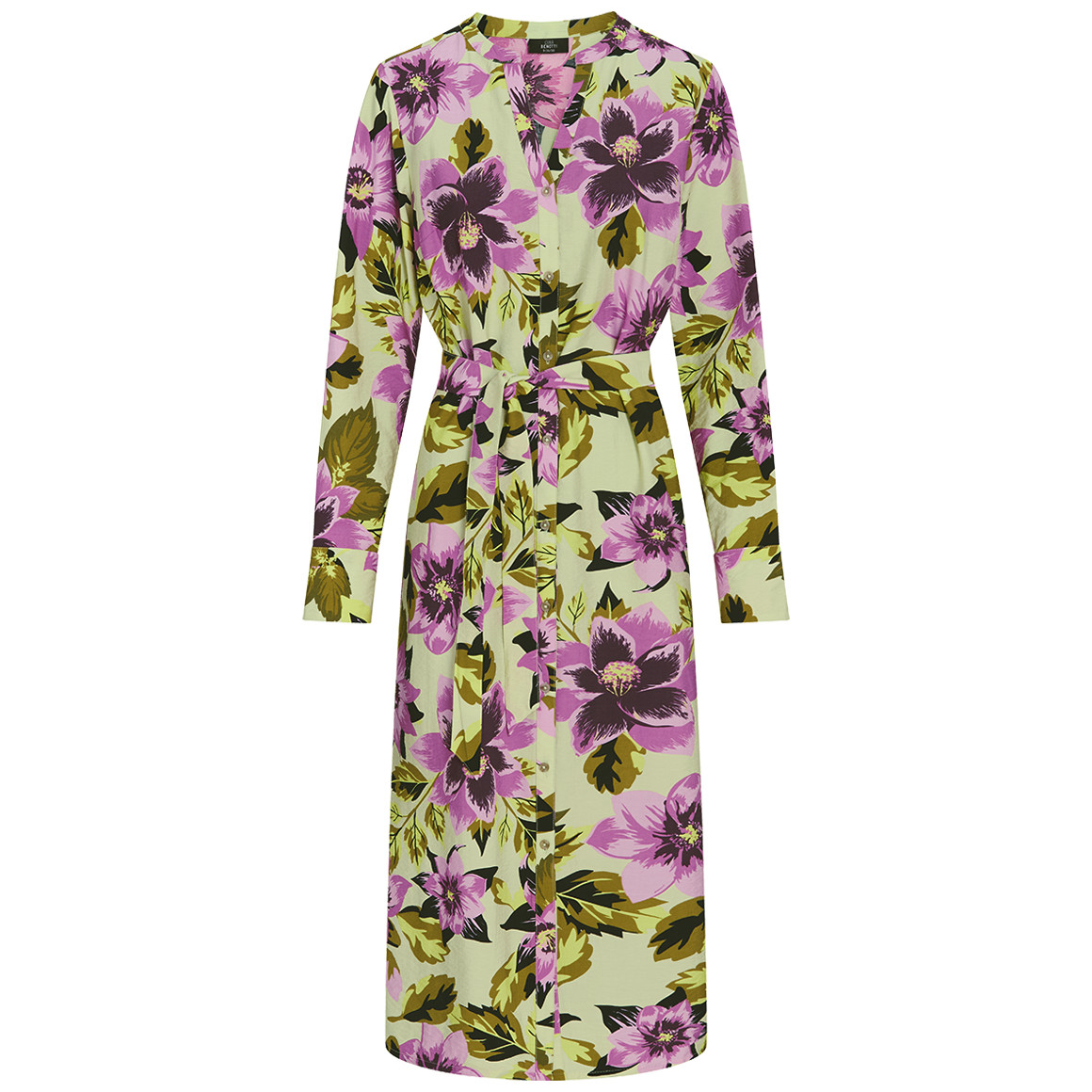 Damen Hemdkleid mit floralem Muster