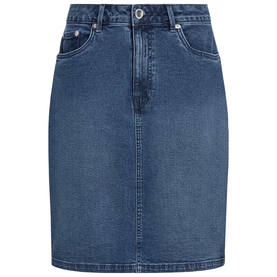 Damen Jeansrock mit Used-Effekt