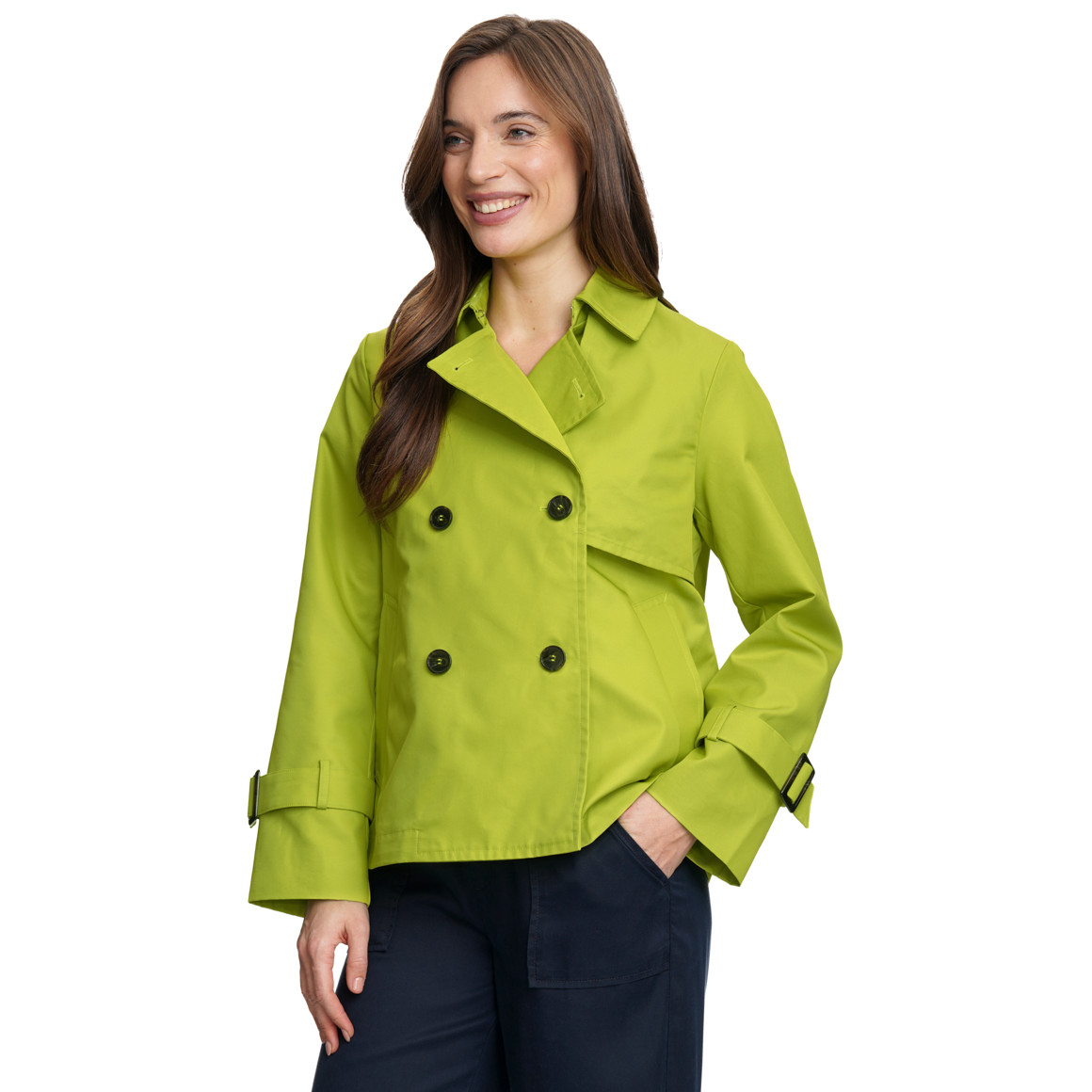 Damen Trenchcoat mit Einschubtaschen