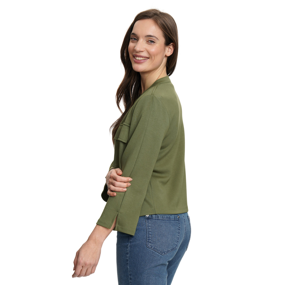 Damen Sweat-Blazer aus Modal-Mix