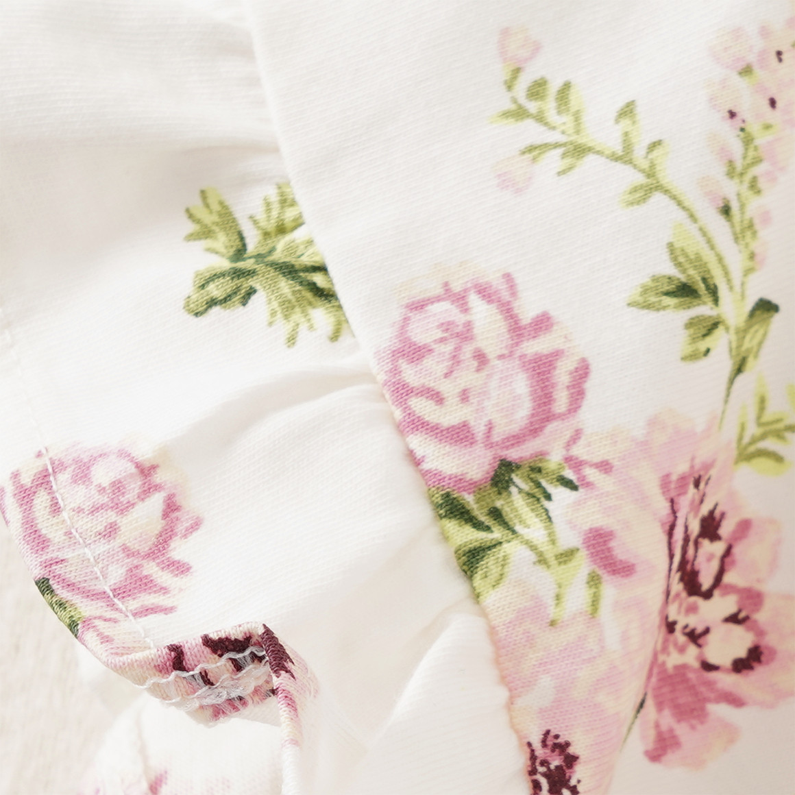 Mädchen T-Shirt mit Blumen-Prints